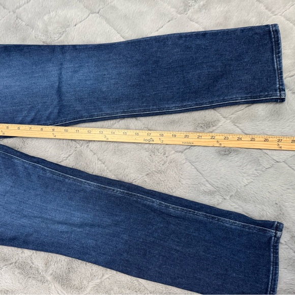 PAIGE Cindy Maternity Straight Leg Jeans In Suncrest Size 26 - Picture 14 of 16